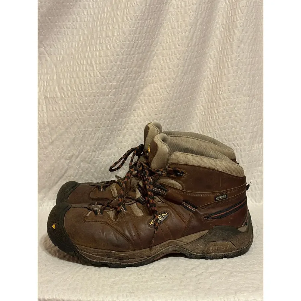 Keen Detroit XT Waterproof Soft Toe Leather Work Boots EH Rated Men’s Size 14D